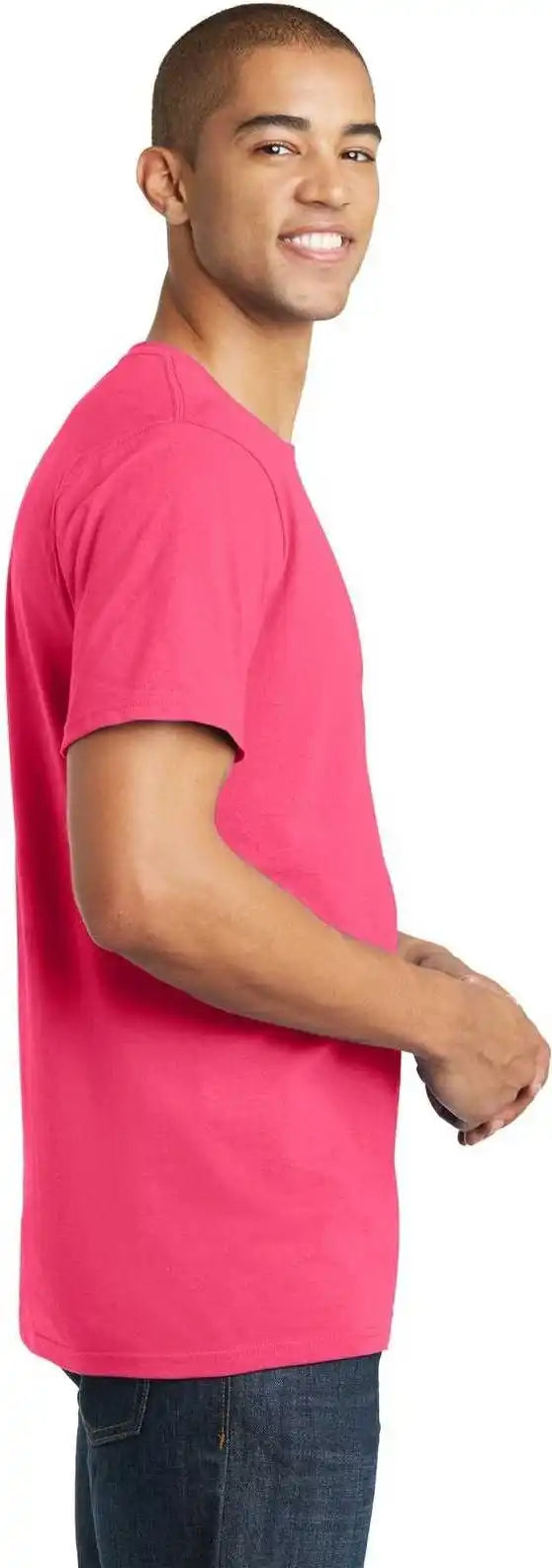District Dt5000 the Concert Tee Neon Pink