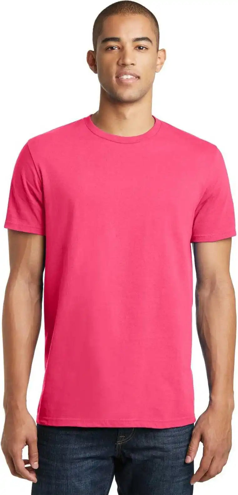 District Dt5000 the Concert Tee Neon Pink