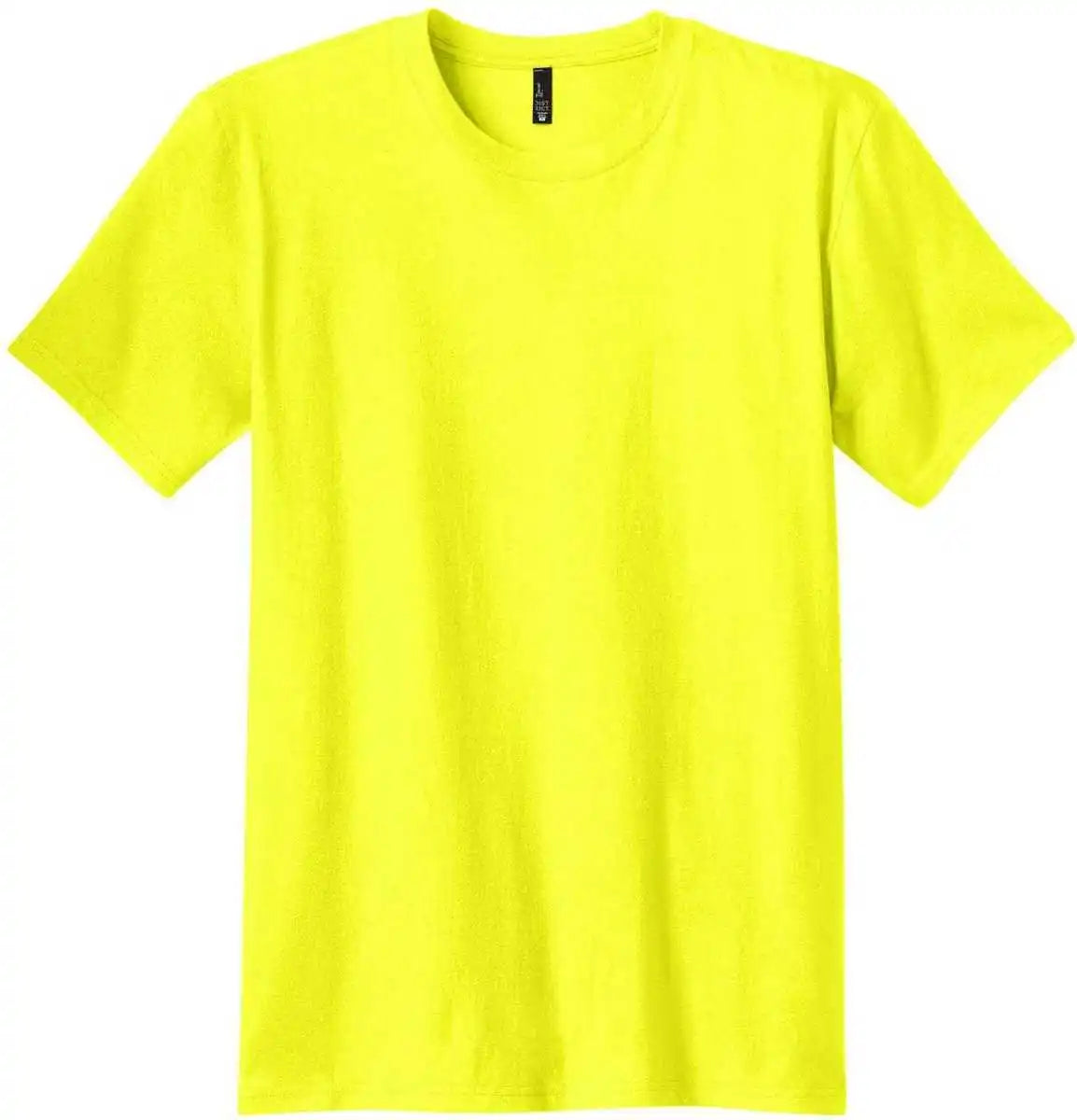 District Dt5000 the Concert Tee Neon Yellow