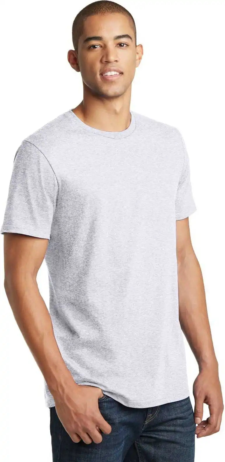 District Dt5000 the Concert Tee White Heather