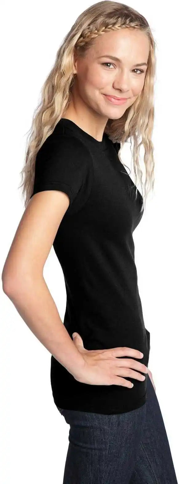 District Dt5001 Women’s Fitted the Concert Tee Black