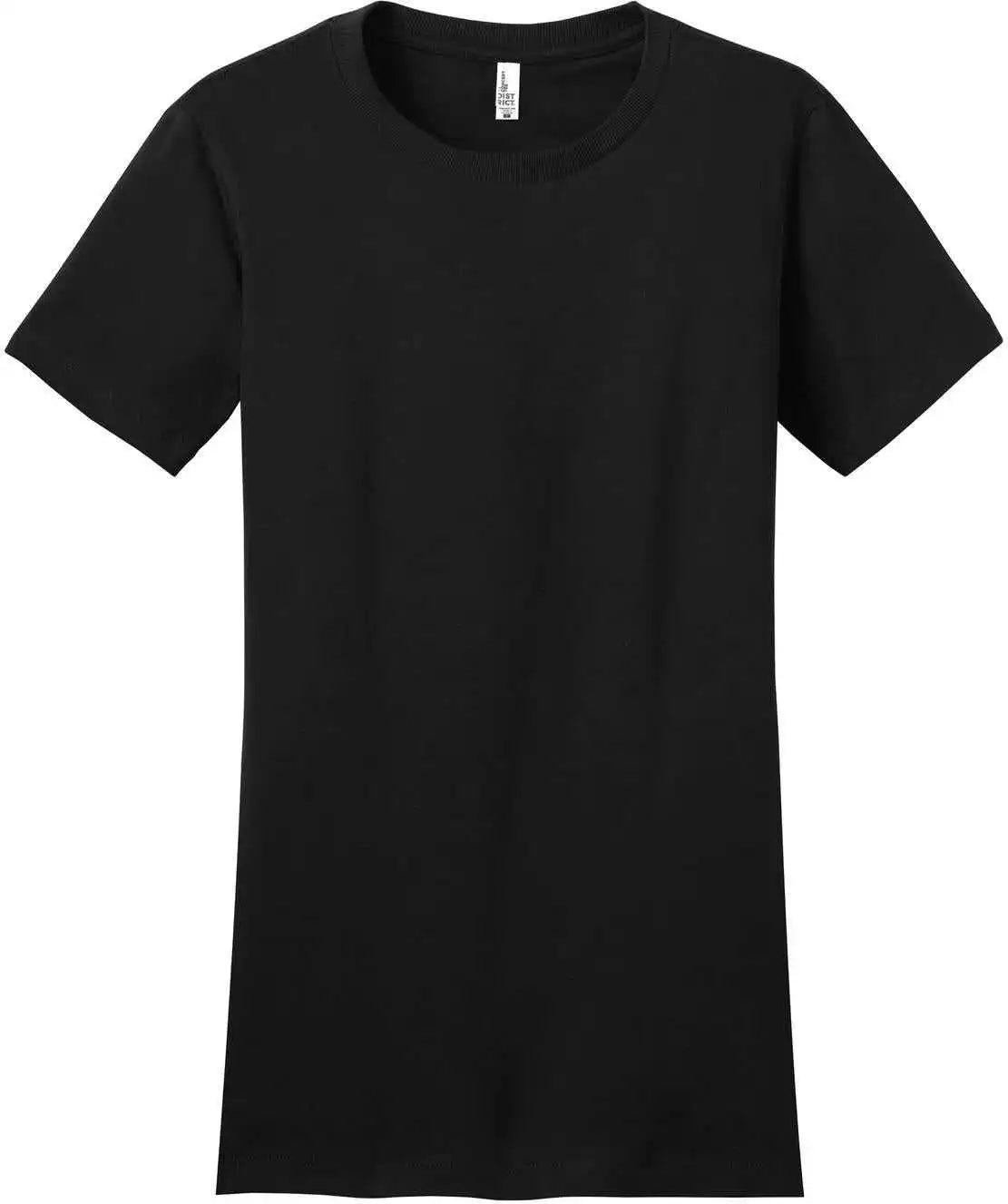 District Dt5001 Women’s Fitted the Concert Tee Black
