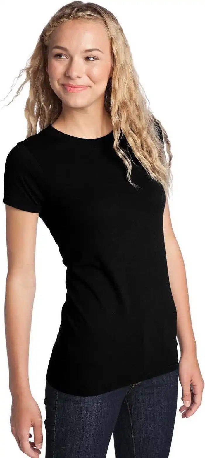 District Dt5001 Women’s Fitted the Concert Tee Black