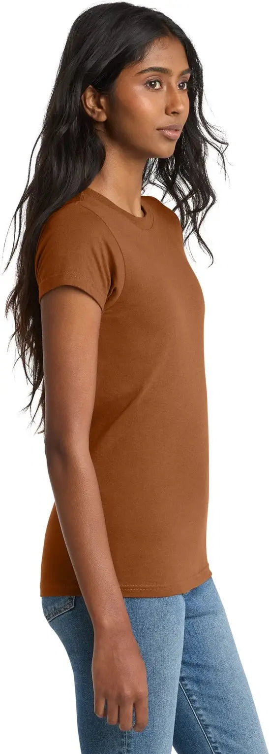 District Dt5001 Women’s Fitted the Concert Tee - Burnt Orange