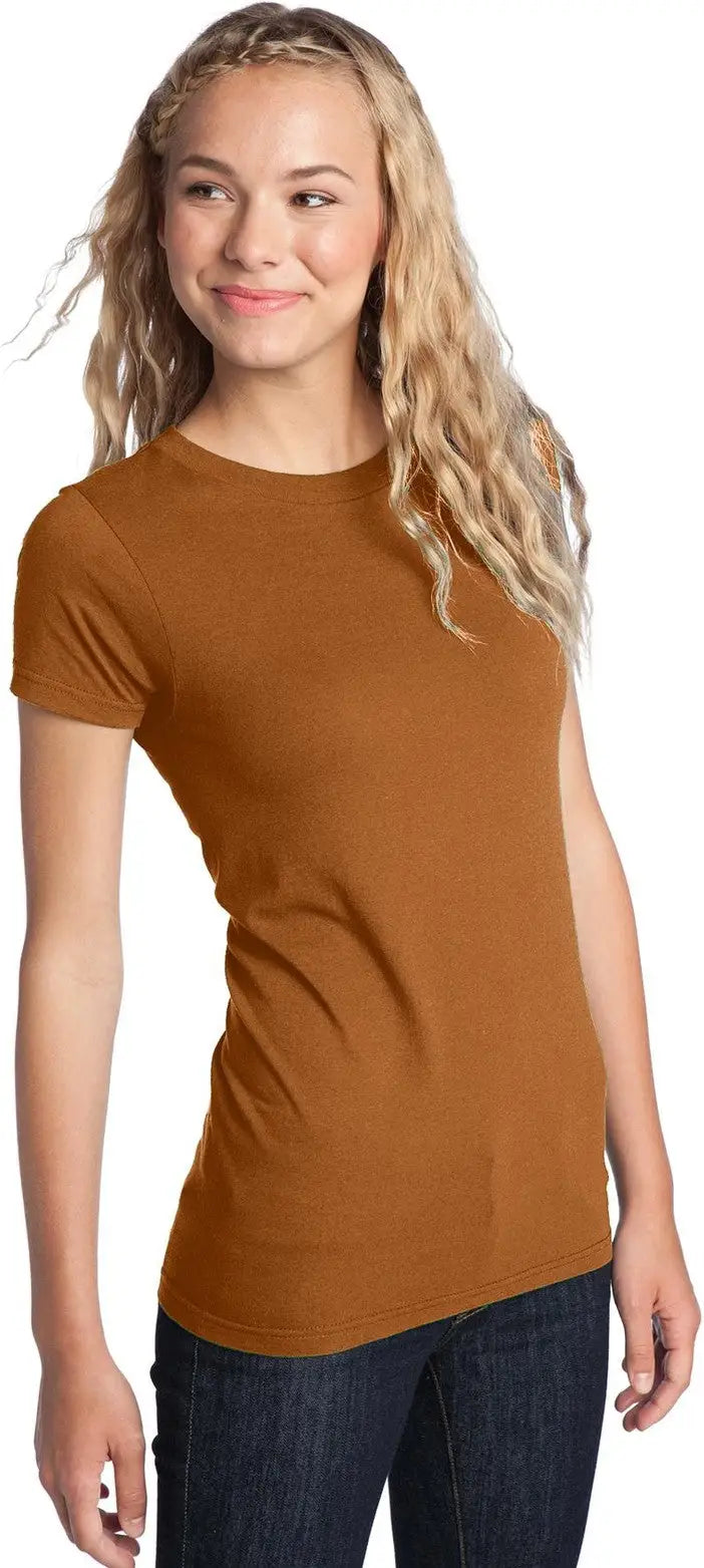 District Dt5001 Women’s Fitted the Concert Tee - Burnt Orange