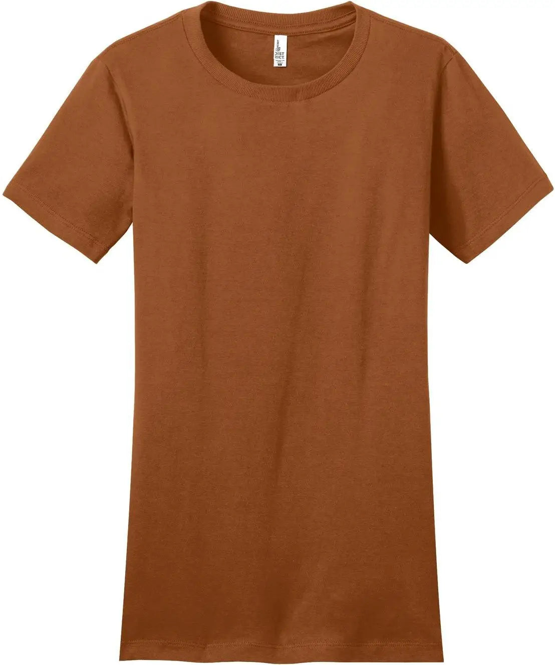 District Dt5001 Women’s Fitted the Concert Tee - Burnt Orange