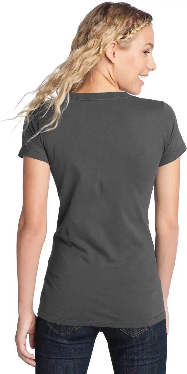 District Dt5001 Women’s Fitted the Concert Tee - Charcoal