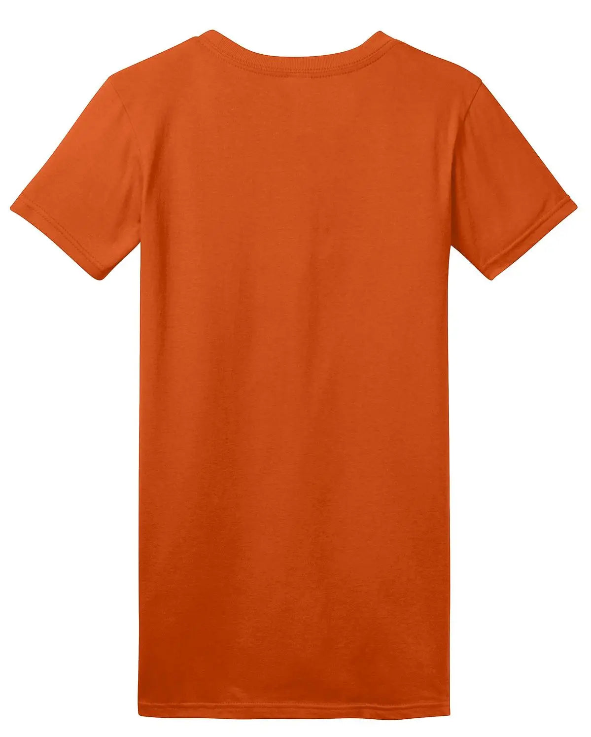 District Dt5001 Women’s Fitted the Concert Tee - Deep Orange