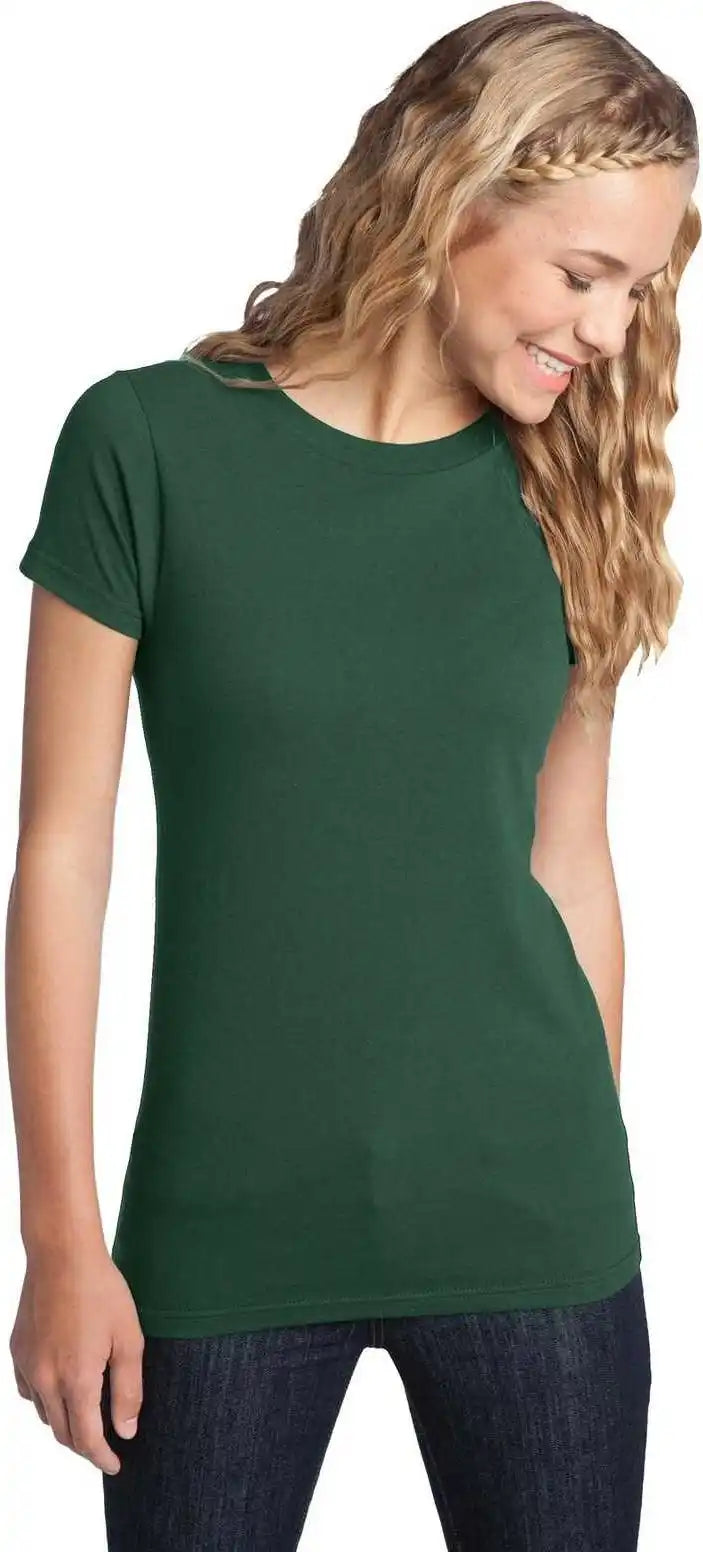 District Dt5001 Women’s Fitted the Concert Tee Forest Green