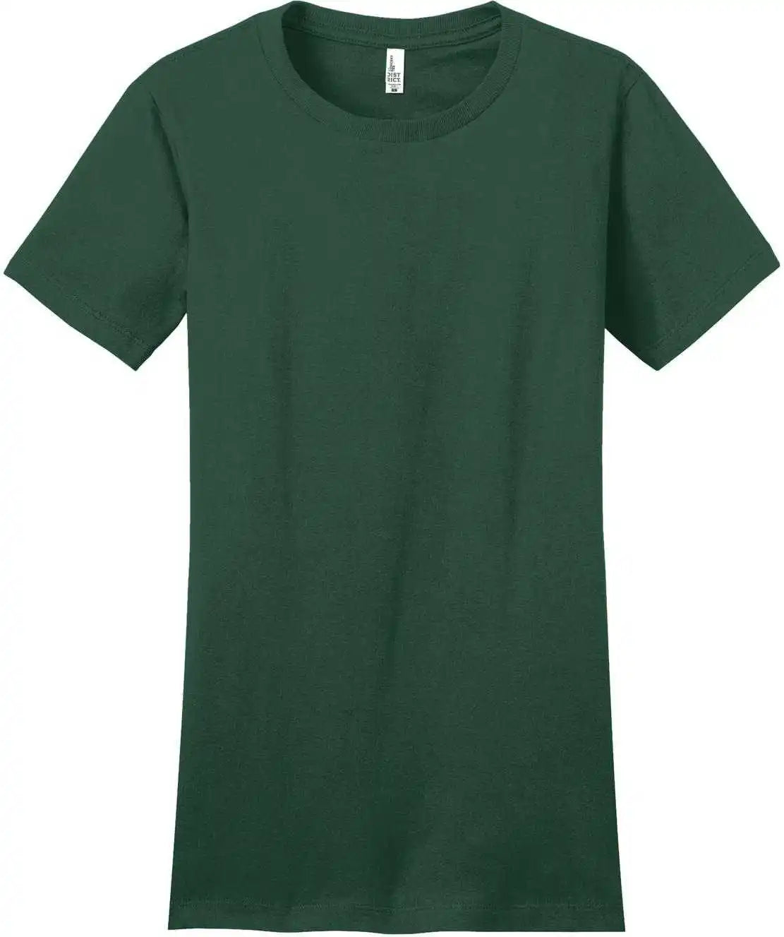District Dt5001 Women’s Fitted the Concert Tee Forest Green