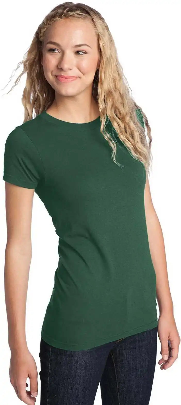 District Dt5001 Women’s Fitted the Concert Tee Forest Green