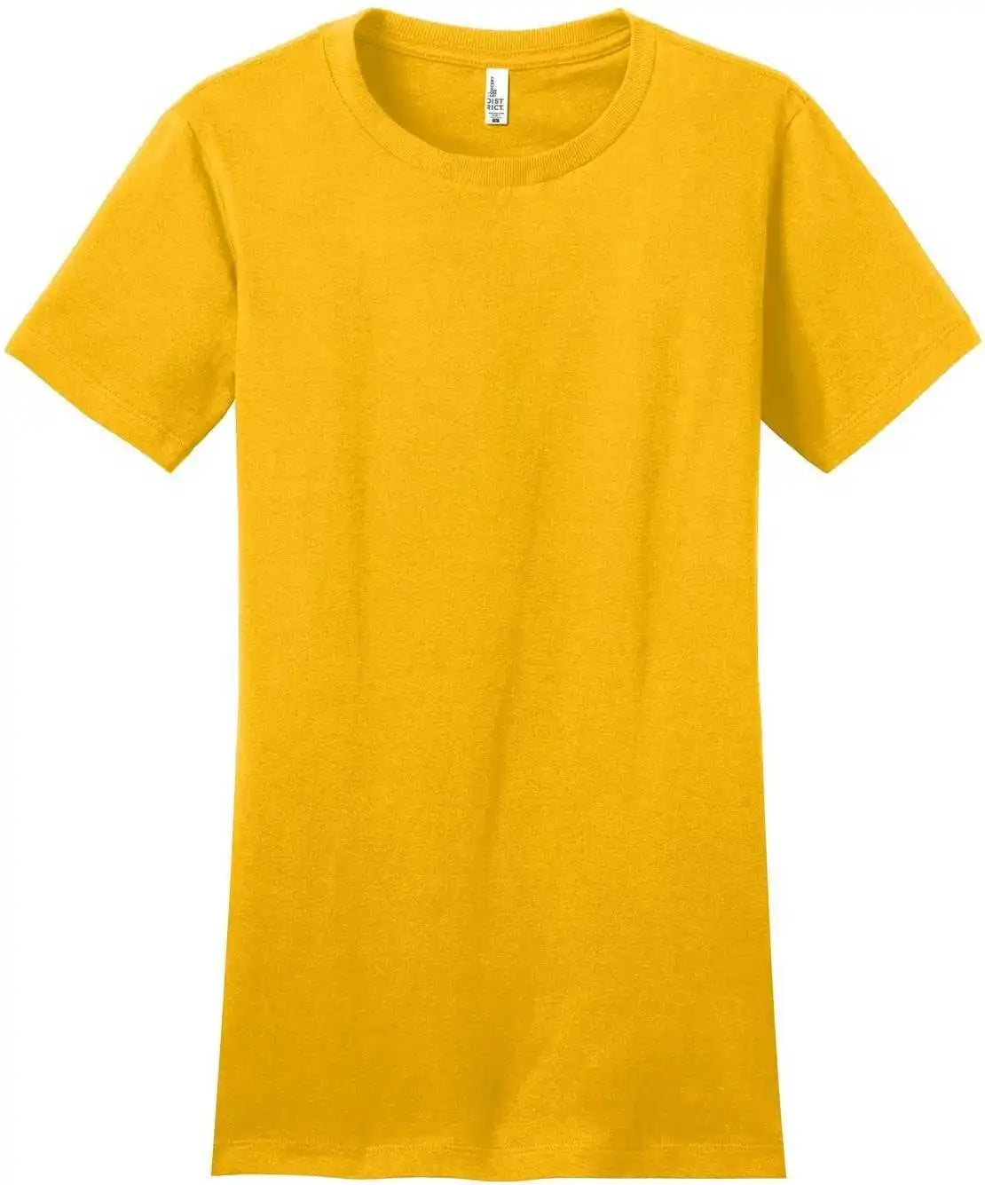 District Dt5001 Women’s Fitted the Concert Tee - Gold