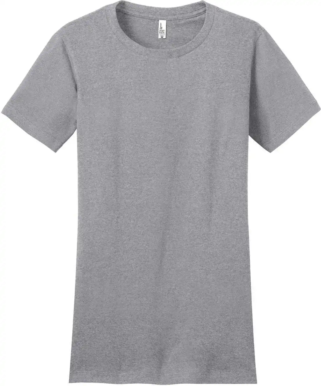 District Dt5001 Women’s Fitted the Concert Tee Heather Gray