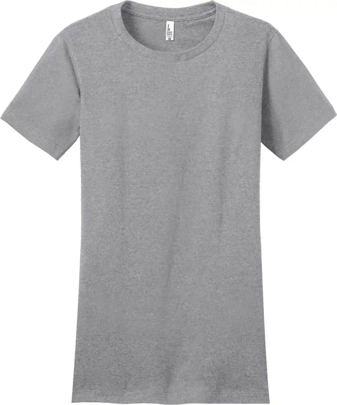 District Dt5001 Women’s Fitted the Concert Tee - Heather Grey