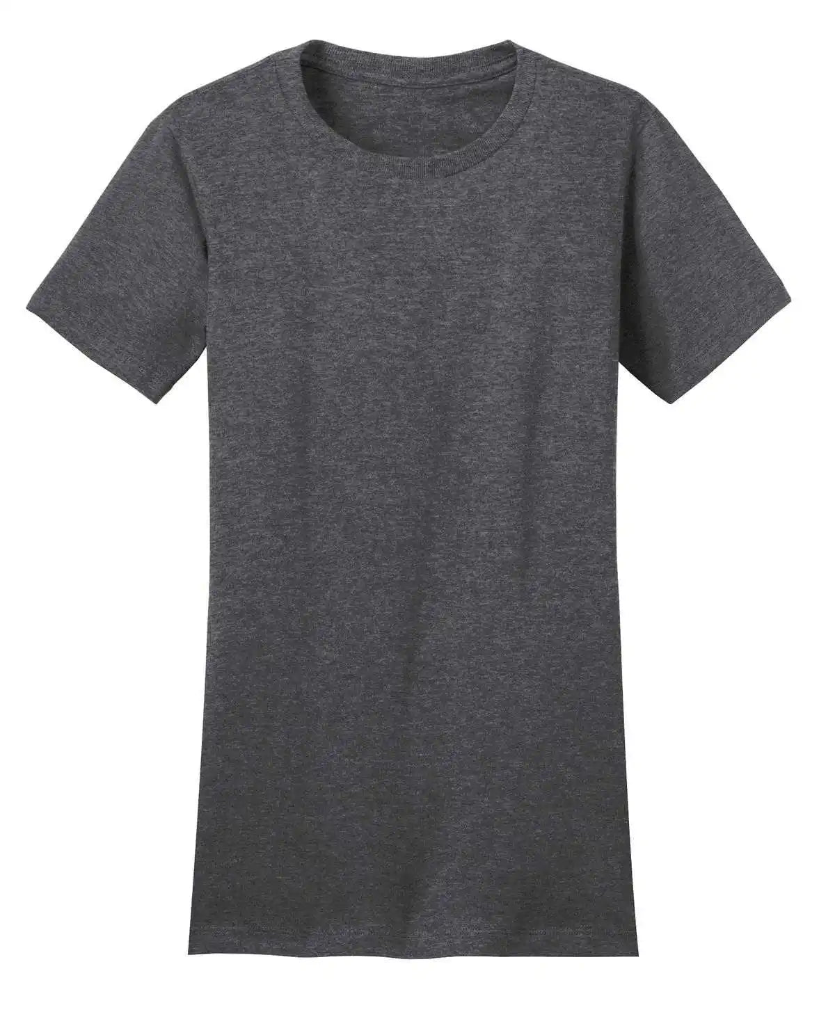 District Dt5001 Women’s Fitted the Concert Tee - Heathered Charcoal