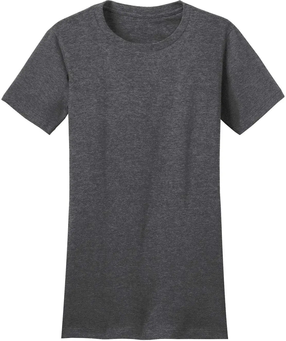 District Dt5001 Women’s Fitted the Concert Tee - Heathered Charcoal