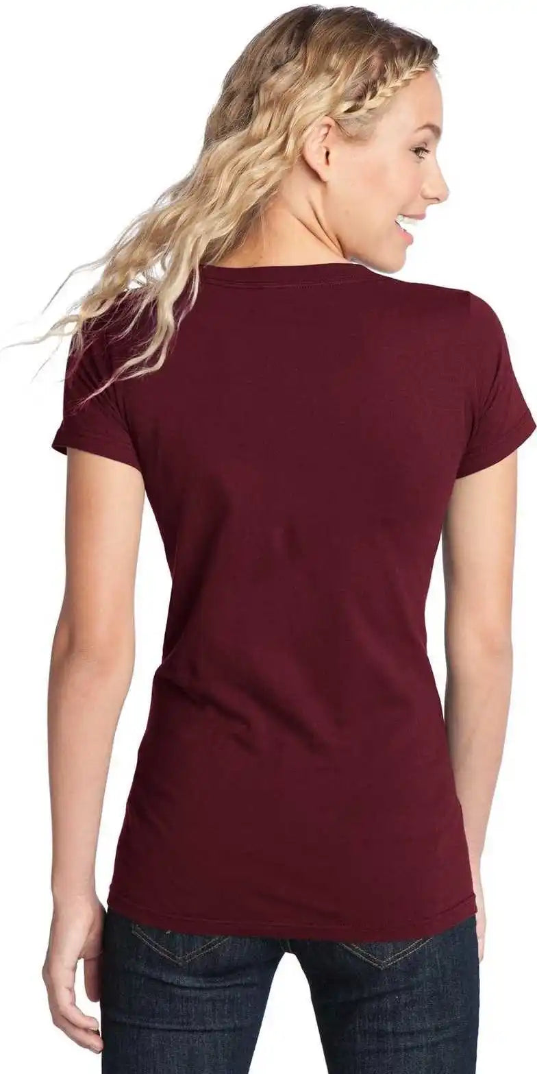 District Dt5001 Women’s Fitted the Concert Tee - Maroon