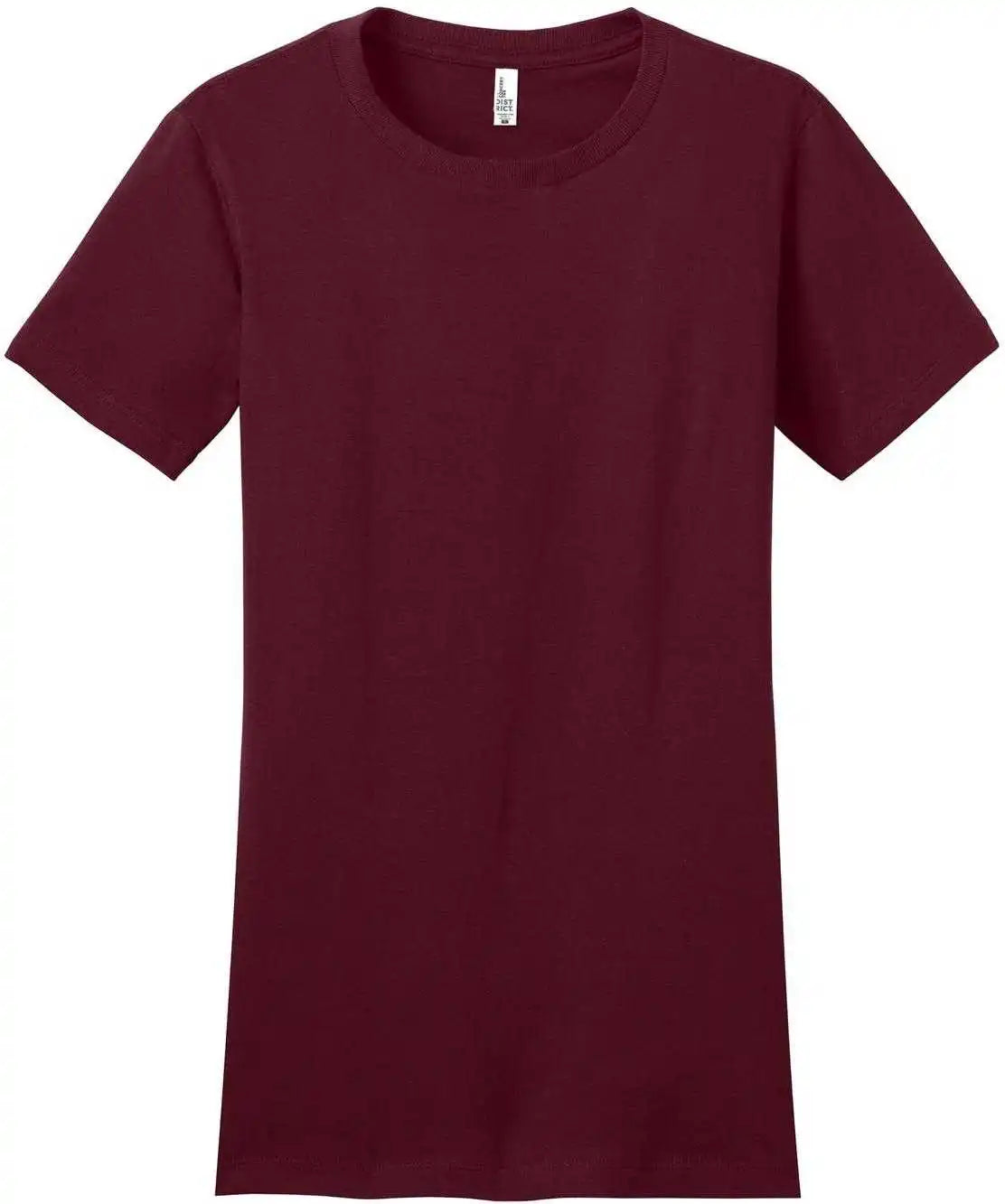 District Dt5001 Women’s Fitted the Concert Tee Maroon
