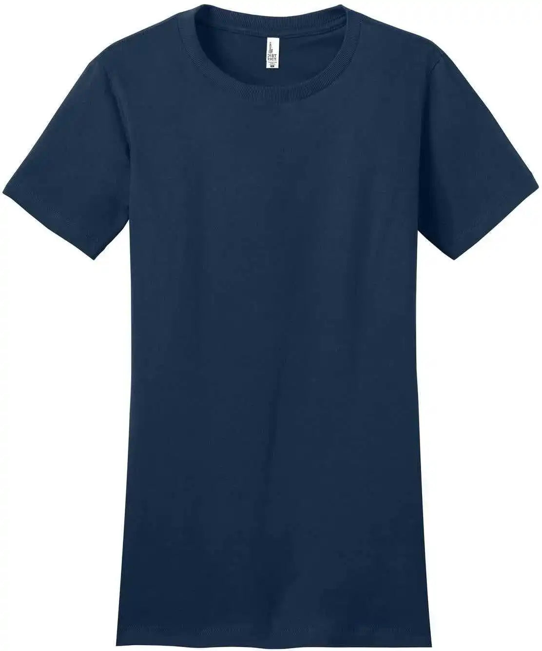 District Dt5001 Women’s Fitted the Concert Tee New Navy