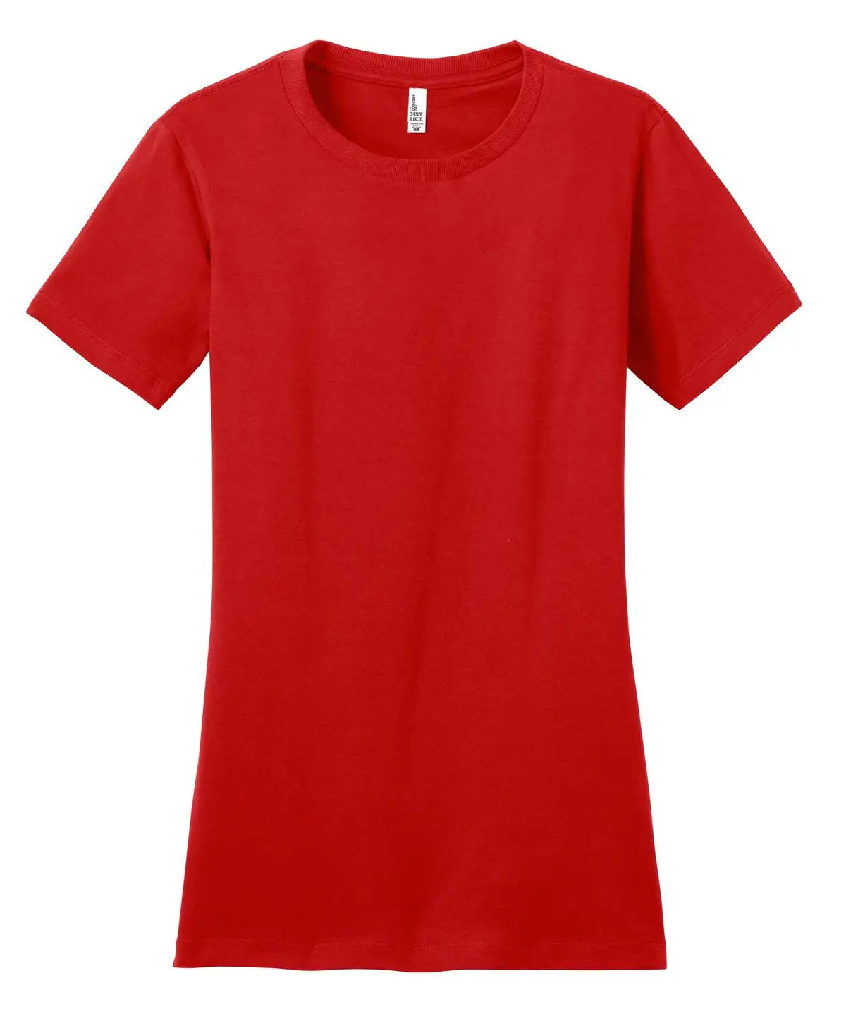District Dt5001 Women’s Fitted the Concert Tee - New Red