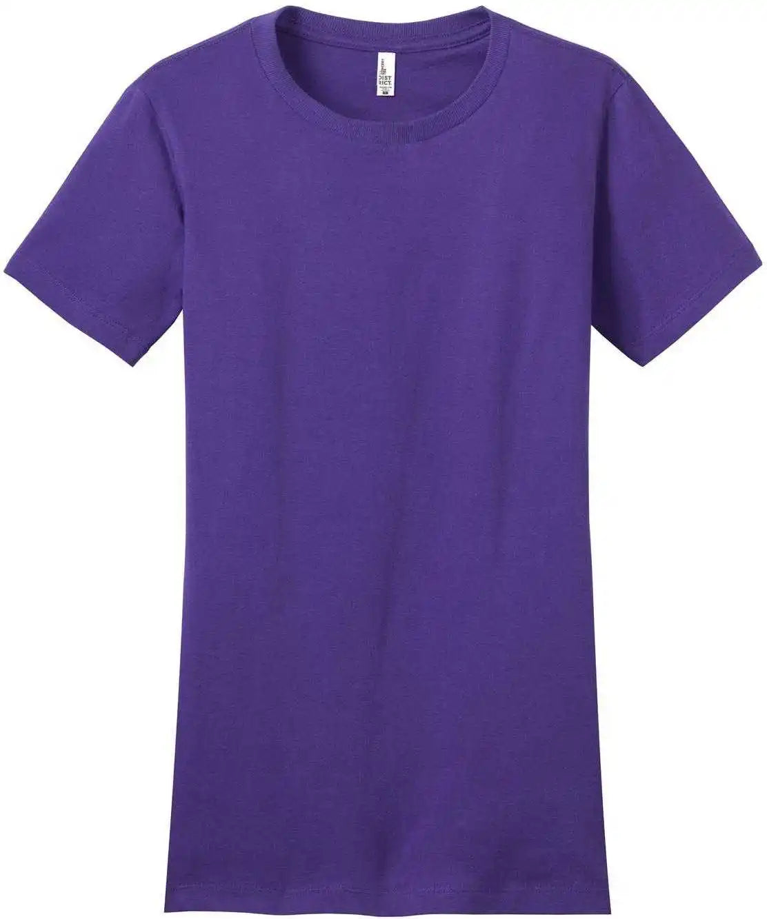 District Dt5001 Women’s Fitted the Concert Tee Purple