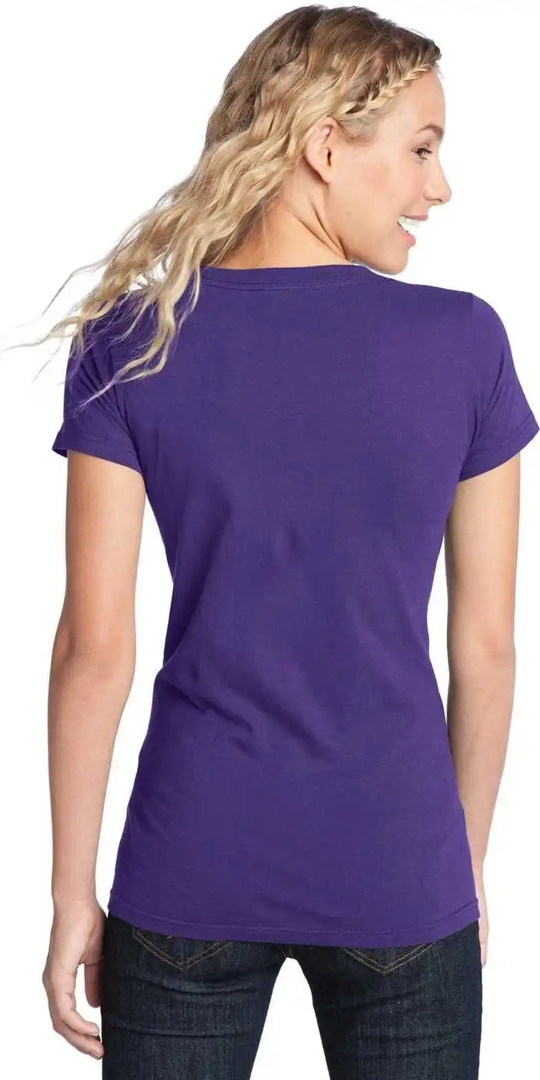 District Dt5001 Women’s Fitted the Concert Tee - Purple