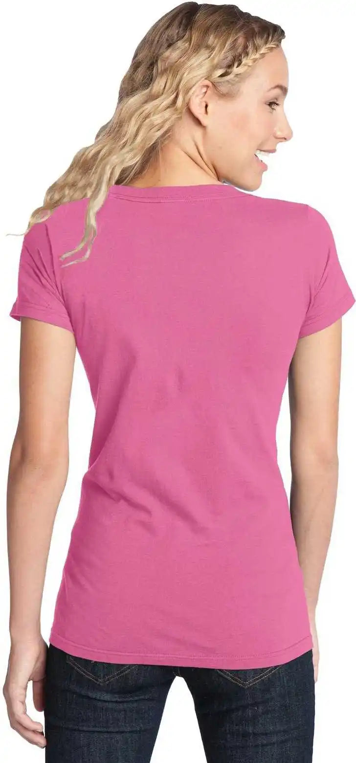 District Dt5001 Women’s Fitted the Concert Tee - True Pink