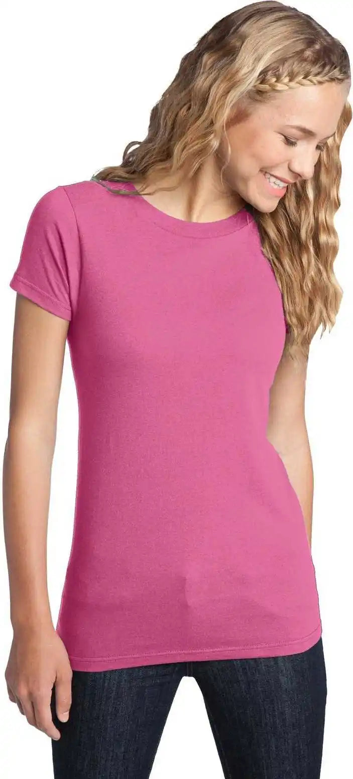 District Dt5001 Women’s Fitted the Concert Tee - True Pink