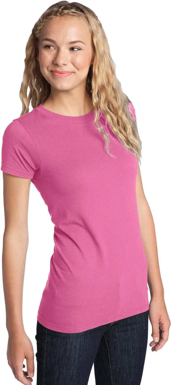 District Dt5001 Women’s Fitted the Concert Tee - True Pink