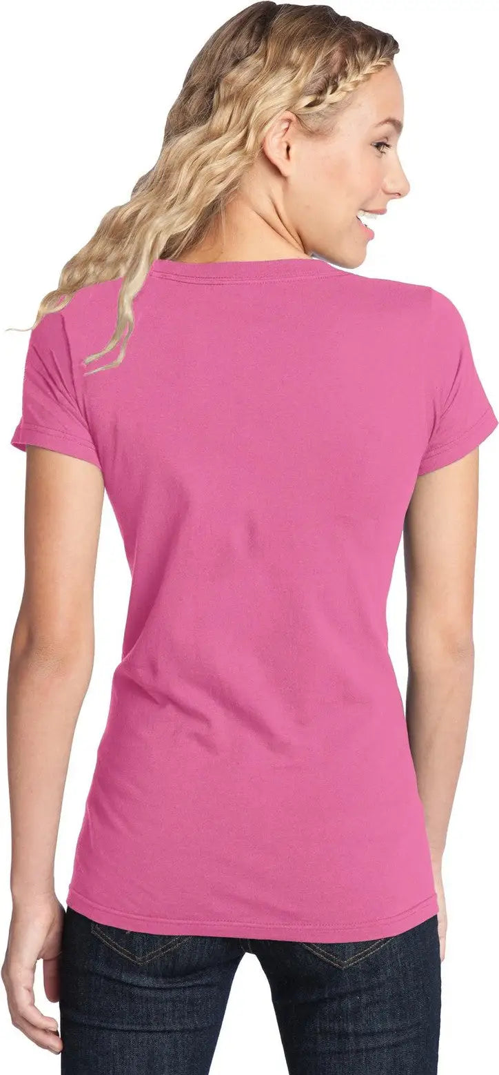 District Dt5001 Women’s Fitted the Concert Tee - True Pink
