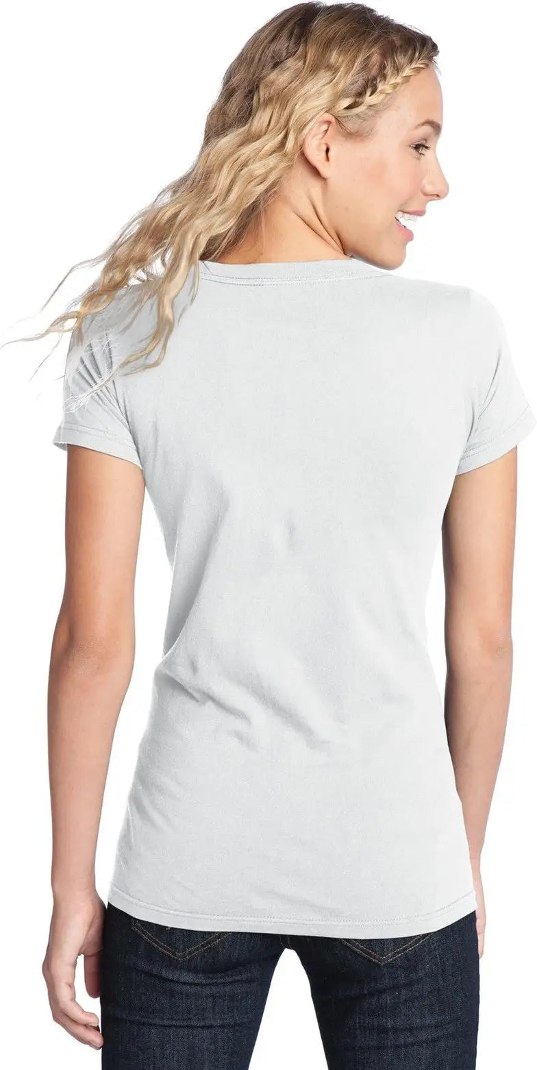 District Dt5001 Women’s Fitted the Concert Tee - White