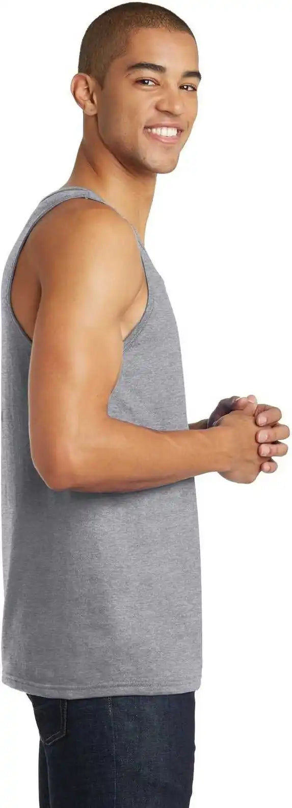 District Dt5300 the Concert Tank Heather Gray