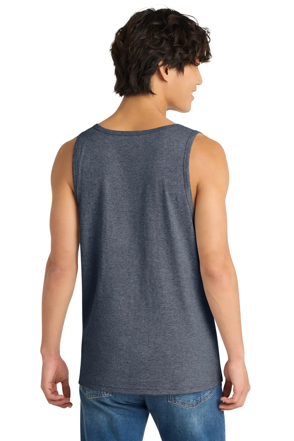 District Dt5300 the Concert Tank - Heathered Navy