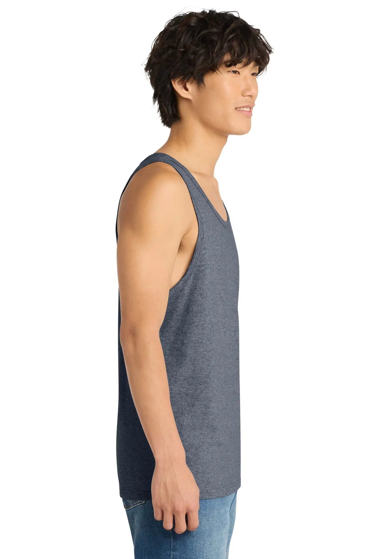 District Dt5300 the Concert Tank - Heathered Navy