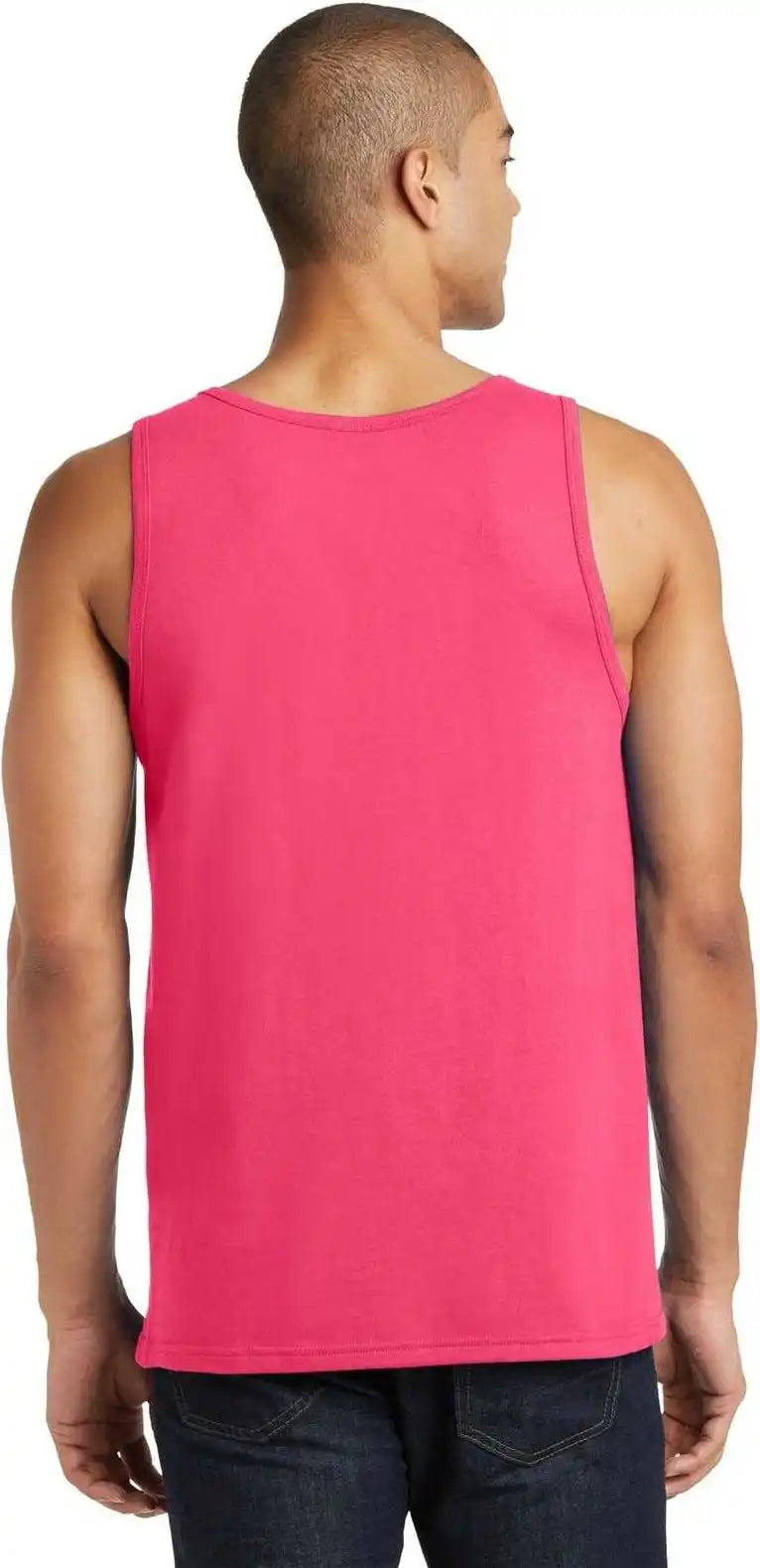District Dt5300 the Concert Tank Neon Pink
