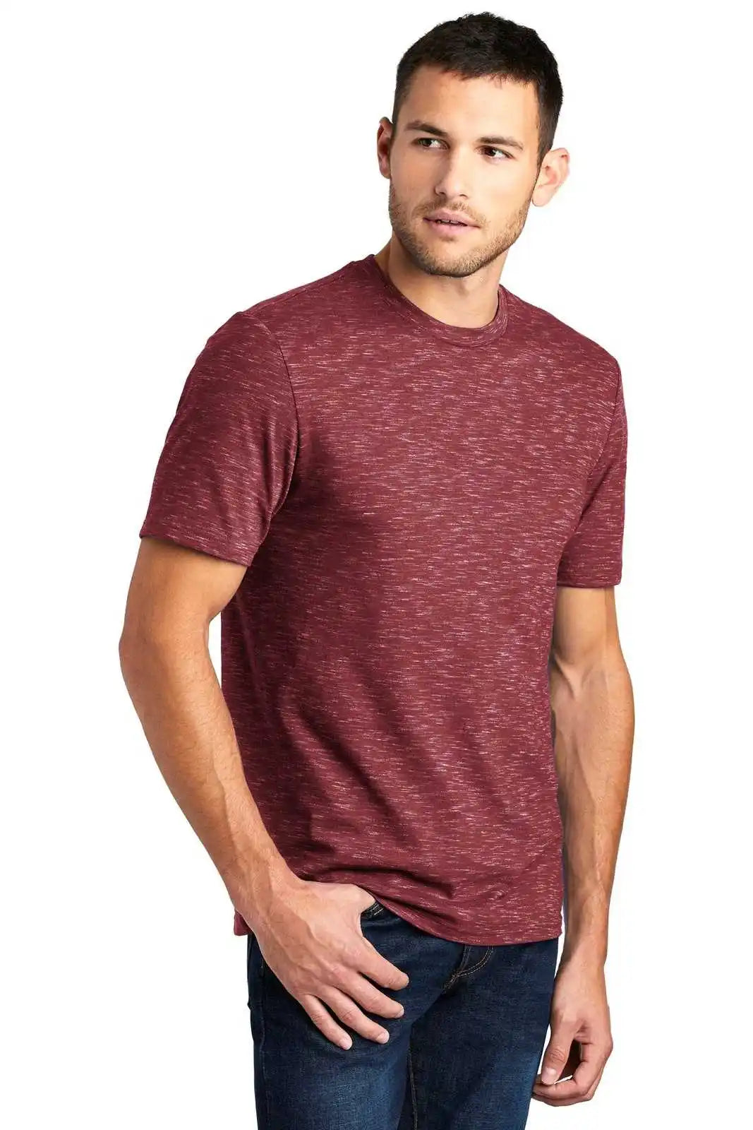 District Dt564 Medal Tee - Cardinal