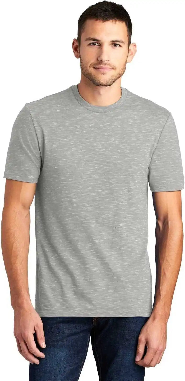 District Dt564 Medal Tee - Light Gray
