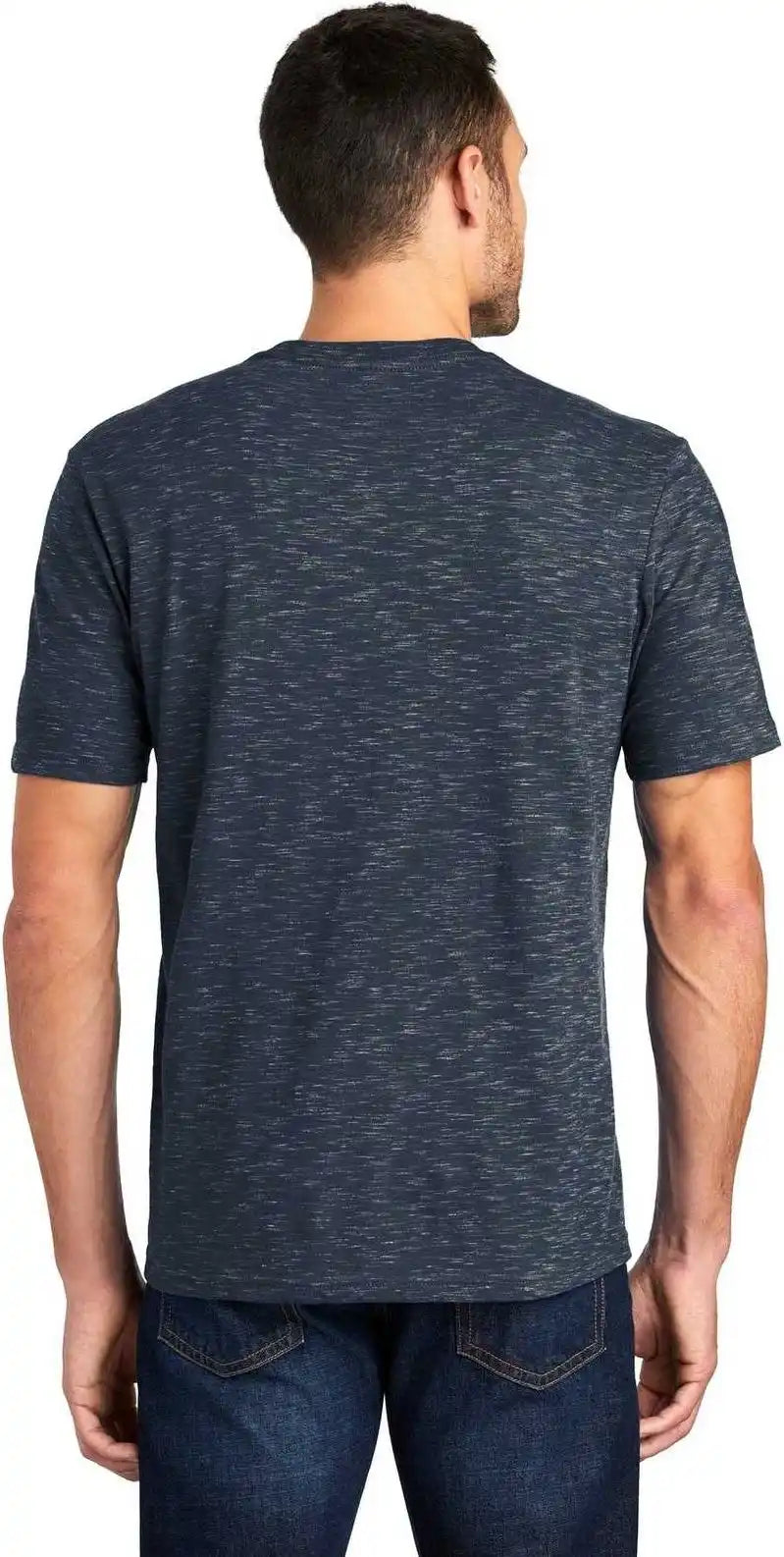 District Dt564 Medal Tee - New Navy