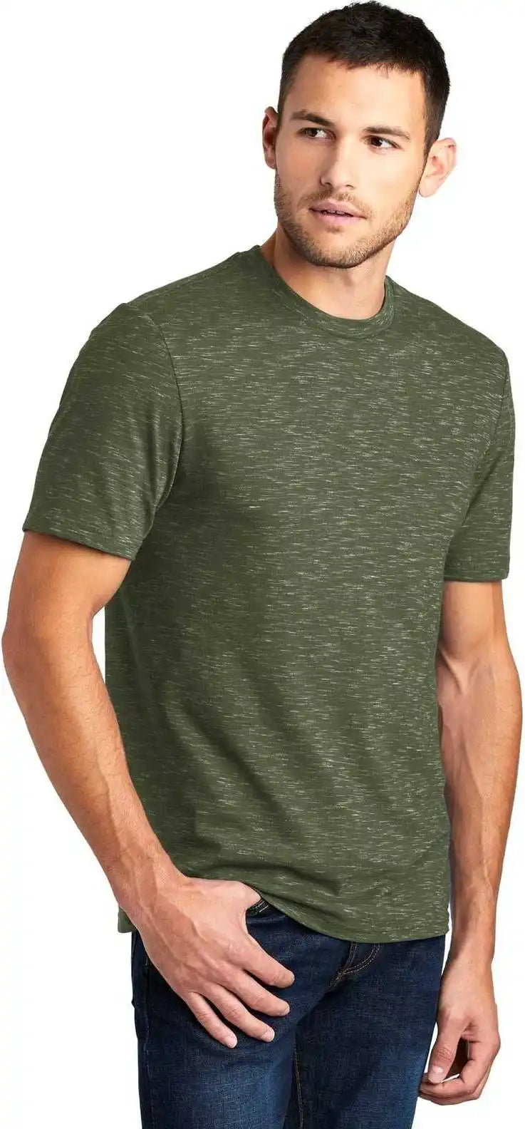 District Dt564 Medal Tee - Olive