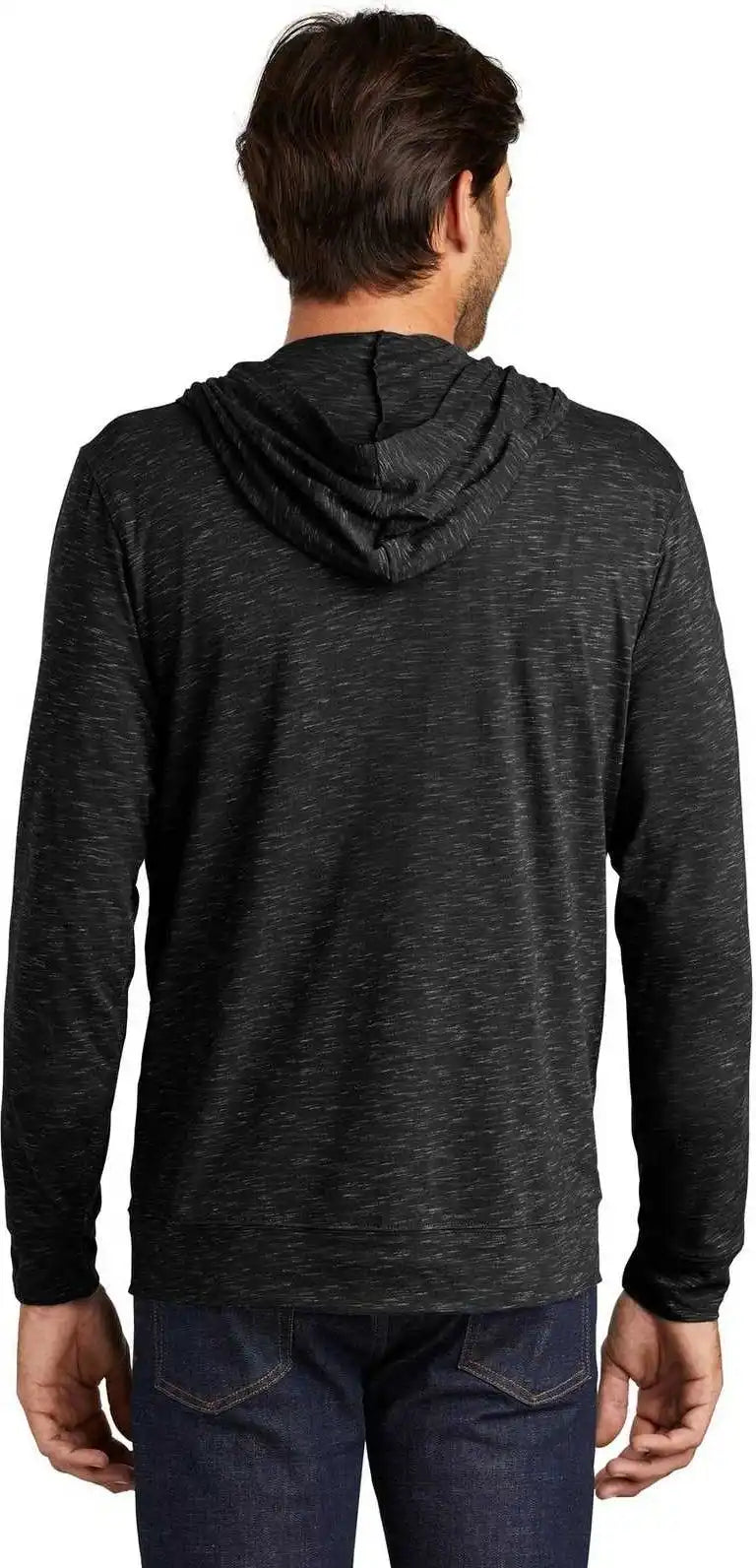 District Dt565 Medal Full Zip Hoodie Black