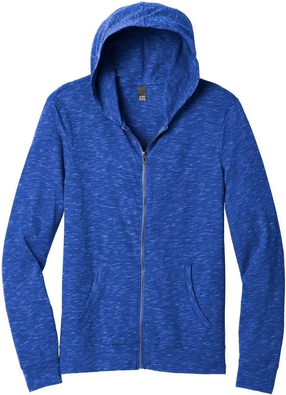 District Dt565 Medal Full-zip Hoodie - Deep Royal