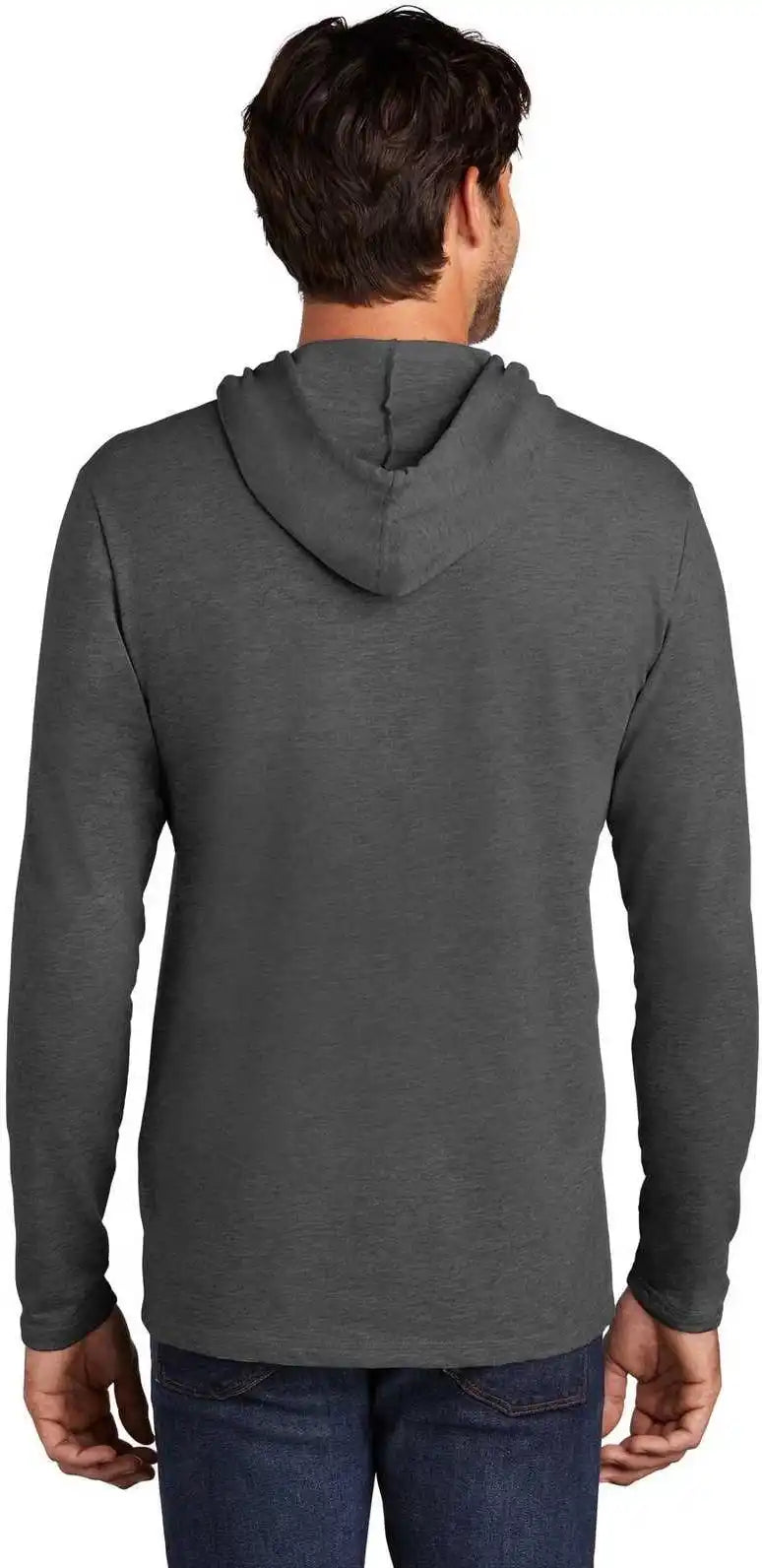 District Dt571 Featherweight French Terry Hoodie Washed Coal