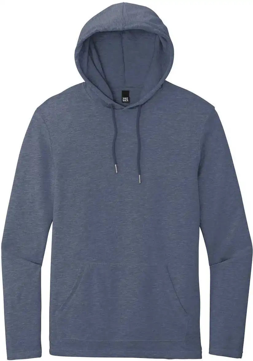 District Dt571 Featherweight French Terry Hoodie - Washed Indigo