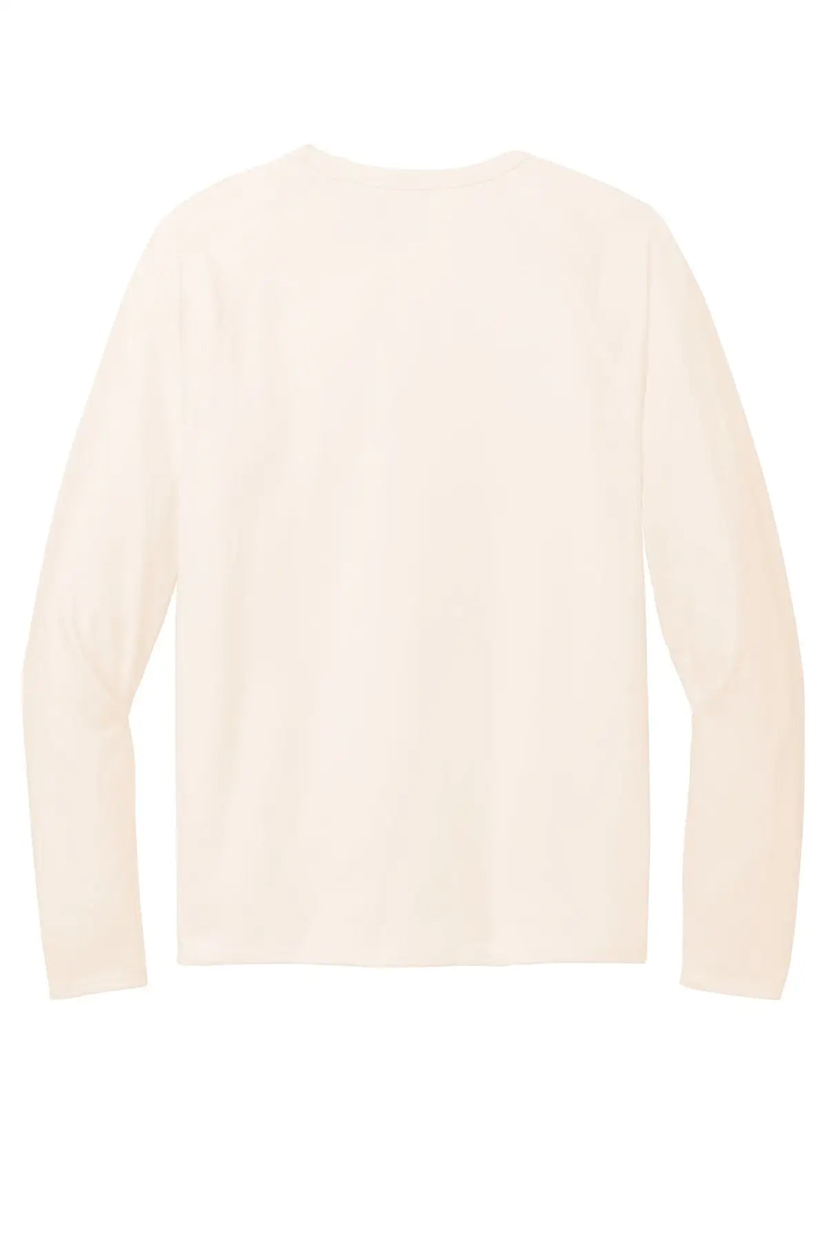 District Dt572 Featherweight French Terry Long Sleeve Crewneck - Gardenia - Adult Xs