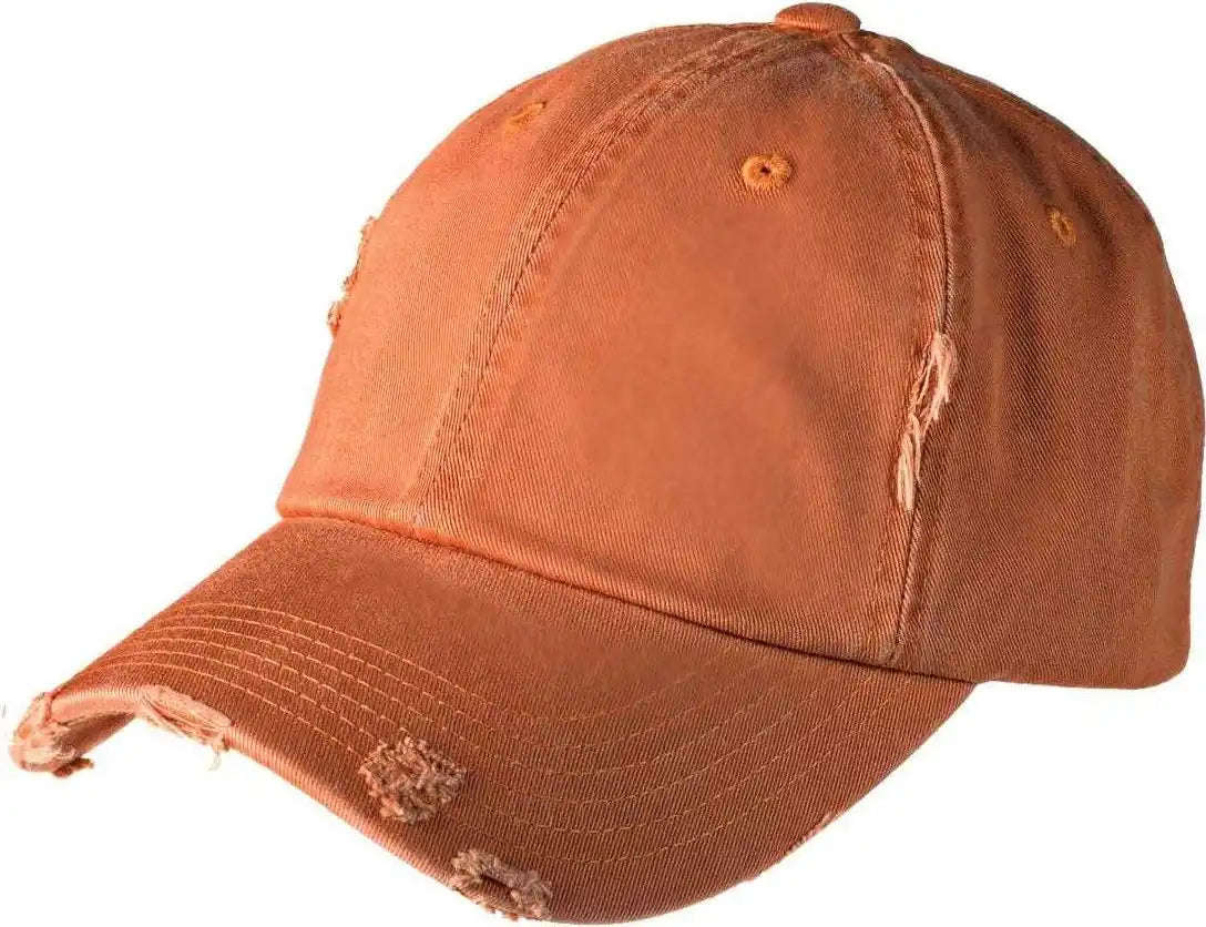 District Dt600 Distressed Cap - Burnt Orange - one Size Fits Most