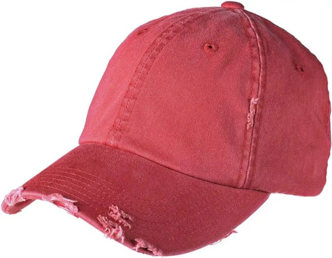 District Dt600 Distressed Cap - Dashing Red - one Size Fits Most