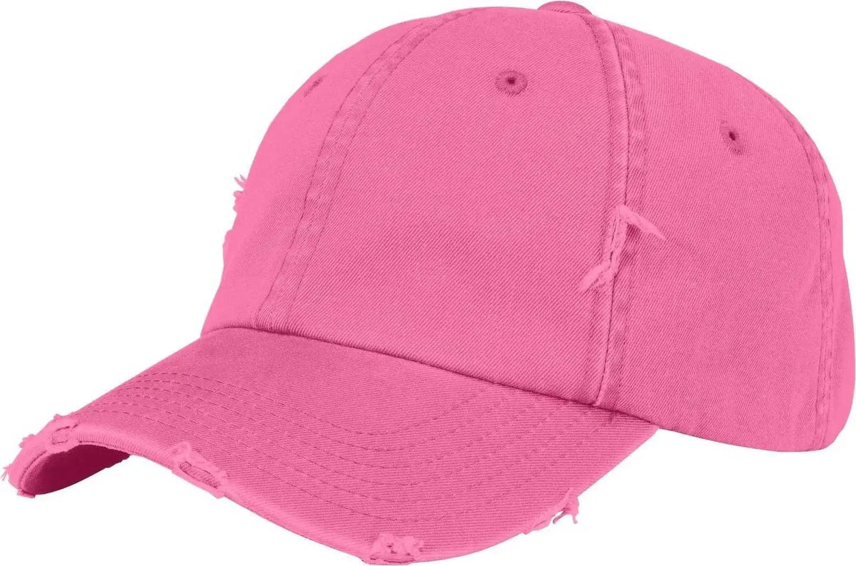 District Dt600 Distressed Cap - True Pink