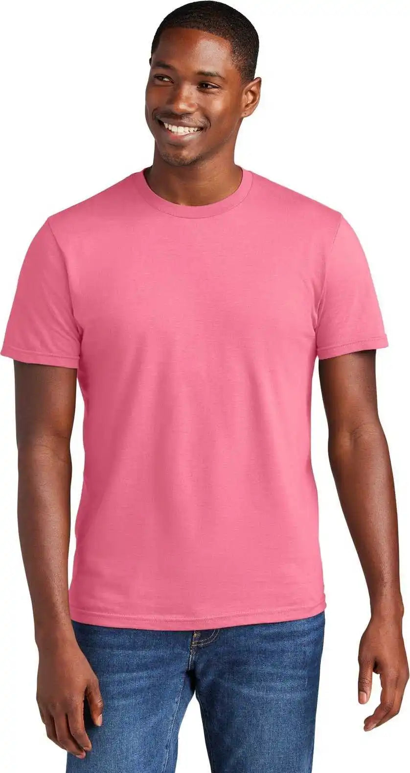 District Dt6000 Very Important Tee Awareness Pink
