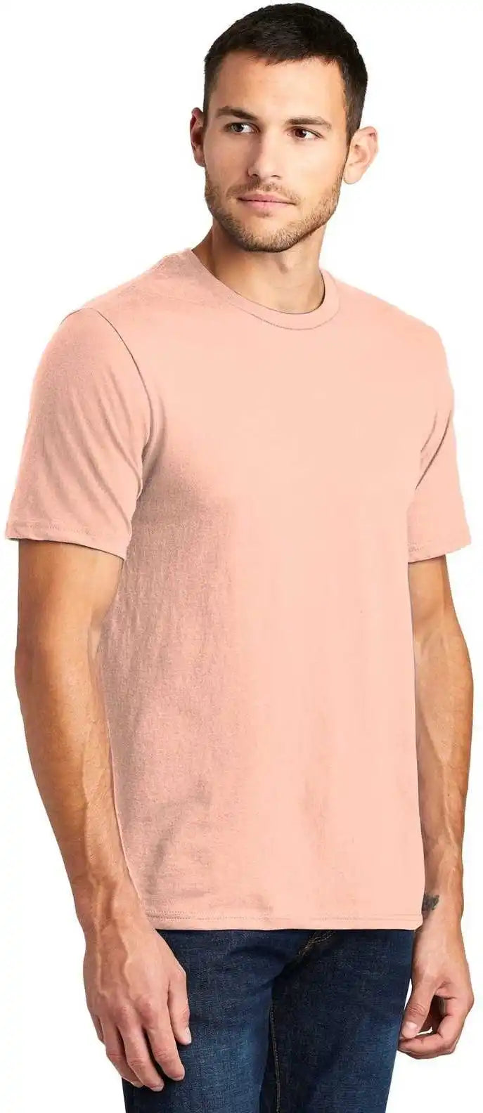District Dt6000 Very Important Tee Dusty Peach