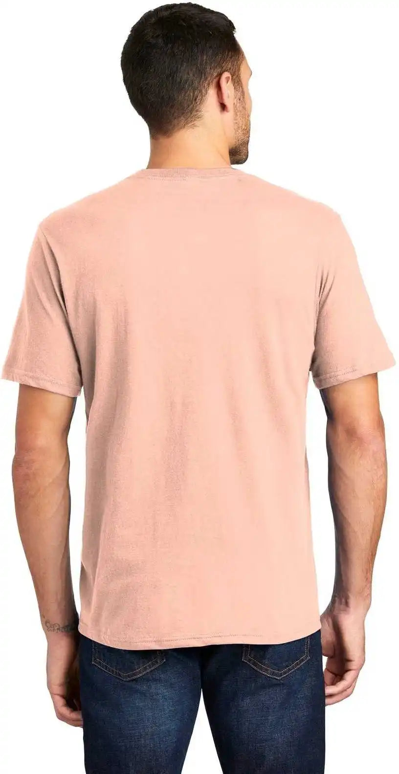 District Dt6000 Very Important Tee Dusty Peach